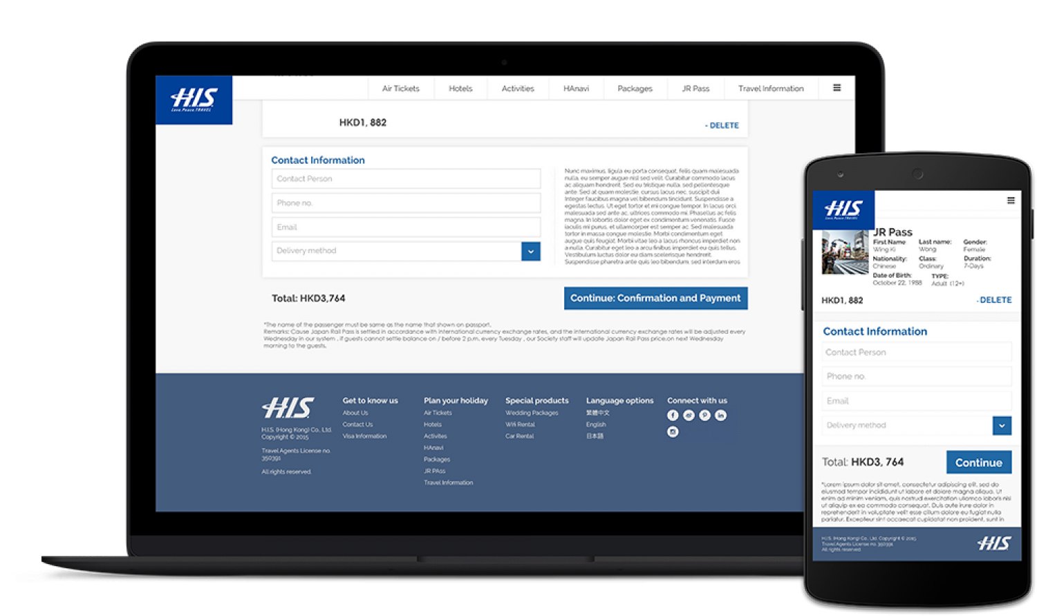 i.s. travel agency website revamp